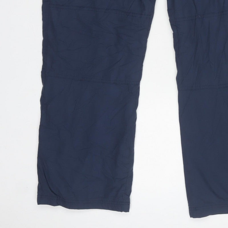 Mountain Warehouse Women’s Navy UK 14 Cargo Straight Trousers