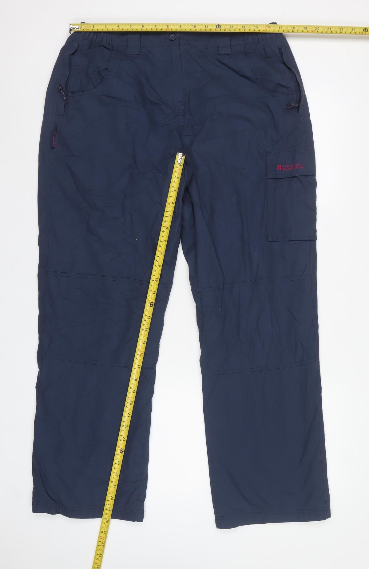 Mountain Warehouse Women’s Navy UK 14 Cargo Straight Trousers