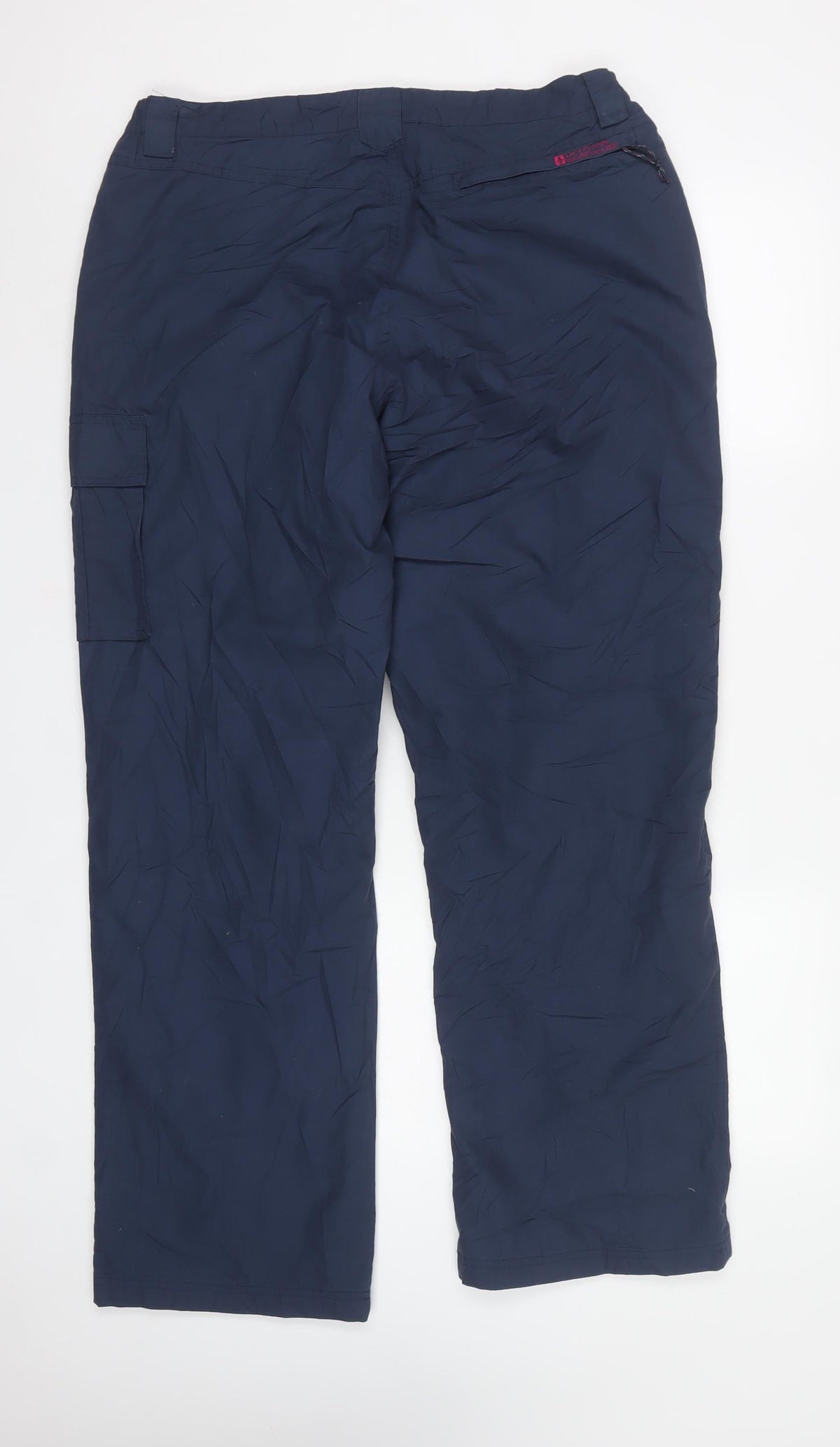 Mountain Warehouse Women’s Navy UK 14 Cargo Straight Trousers
