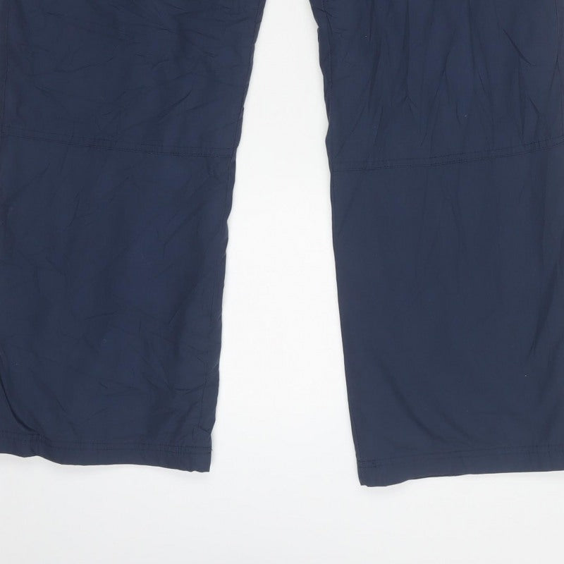 Mountain Warehouse Women’s Navy UK 14 Cargo Straight Trousers