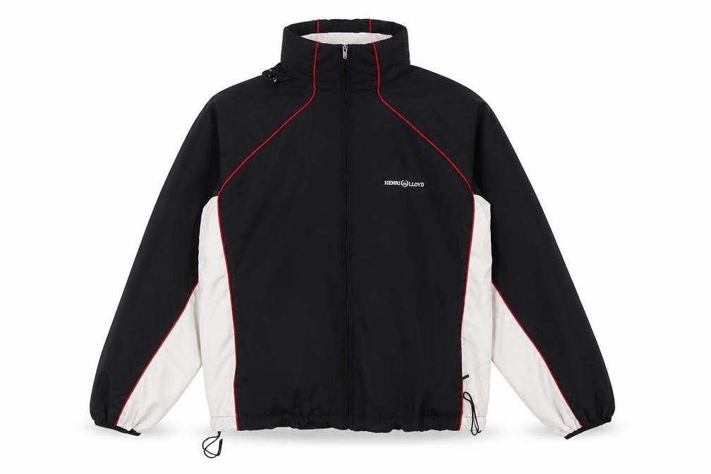 Henri Lloyd Men's Black XL Windbreaker Jacket Full Zip