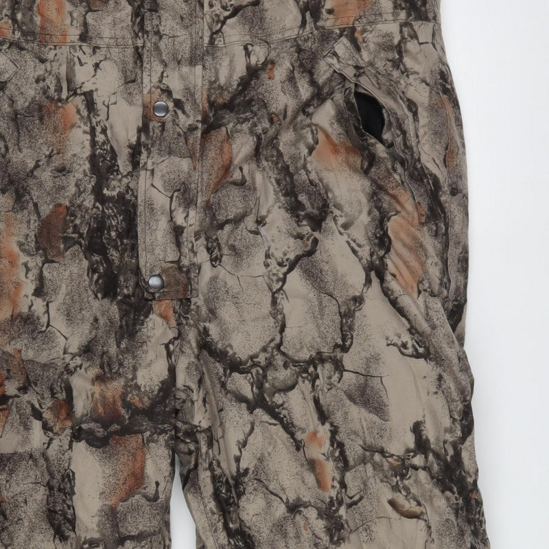 AGO Men’s Camouflage Snow Bib Trousers L Insulated Ski
