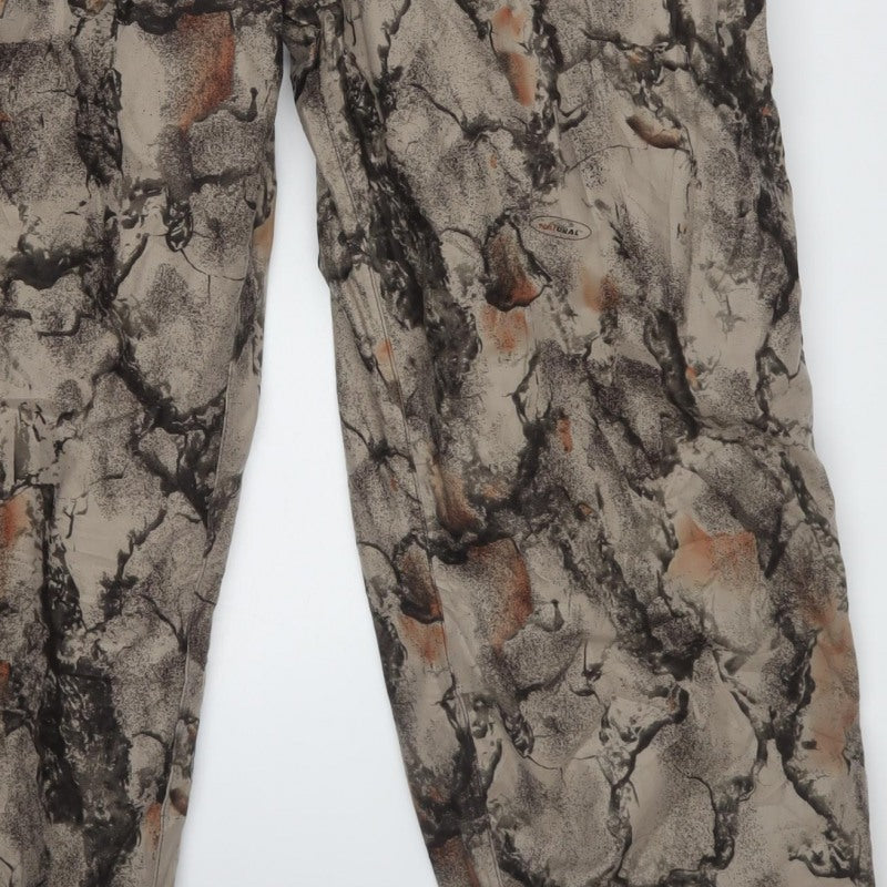 AGO Men’s Camouflage Snow Bib Trousers L Insulated Ski