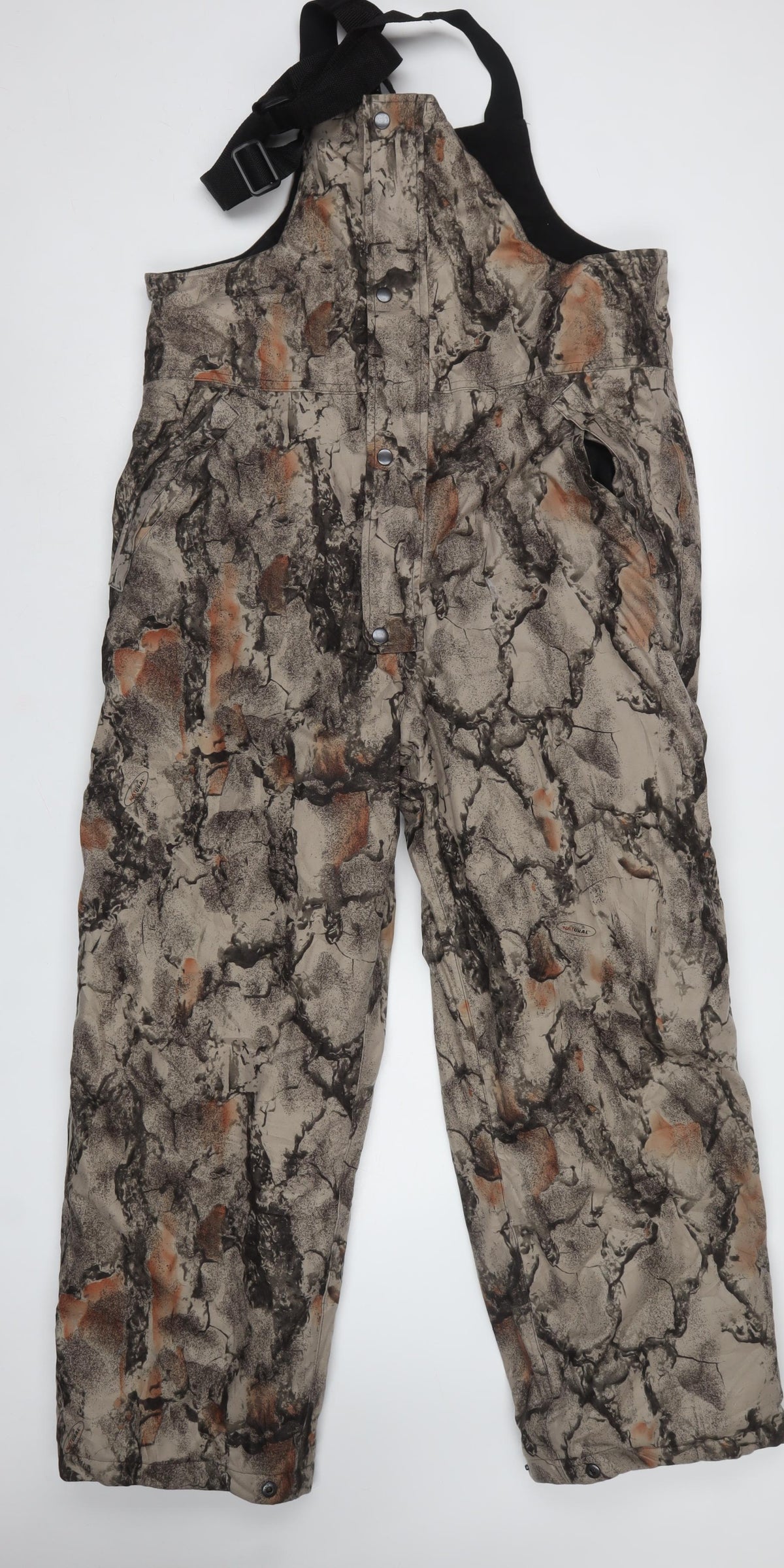 AGO Men’s Camouflage Snow Bib Trousers L Insulated Ski
