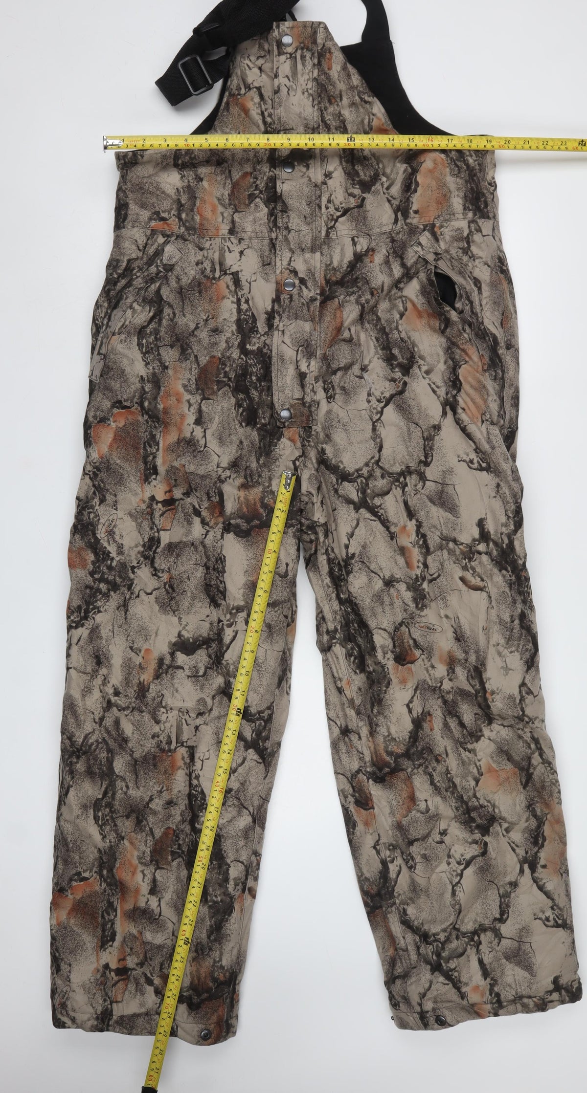 AGO Men’s Camouflage Snow Bib Trousers L Insulated Ski