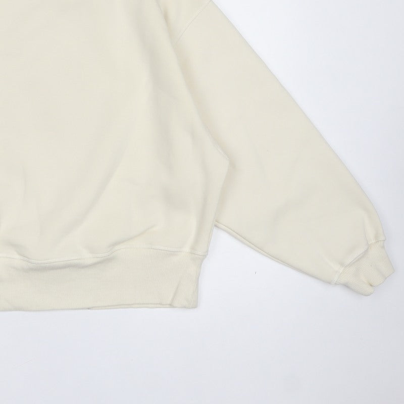 Autograph Women’s Ivory L Relaxed Pullover Crew Neck Sweatshirt