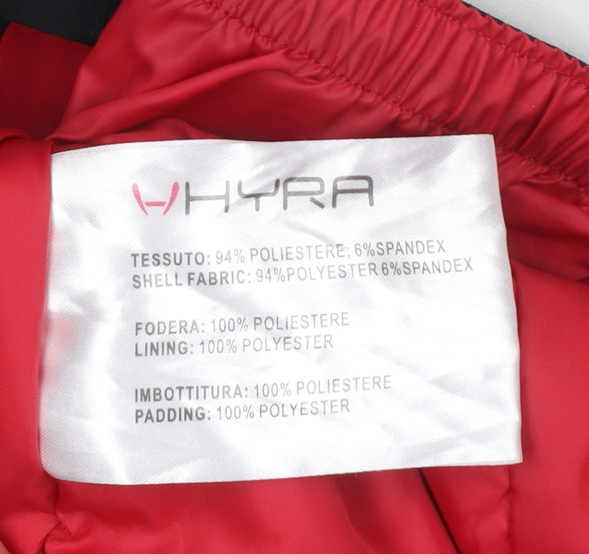 HYRA Women’s Multicoloured L Ski Jacket Hooded Padded Full Zip