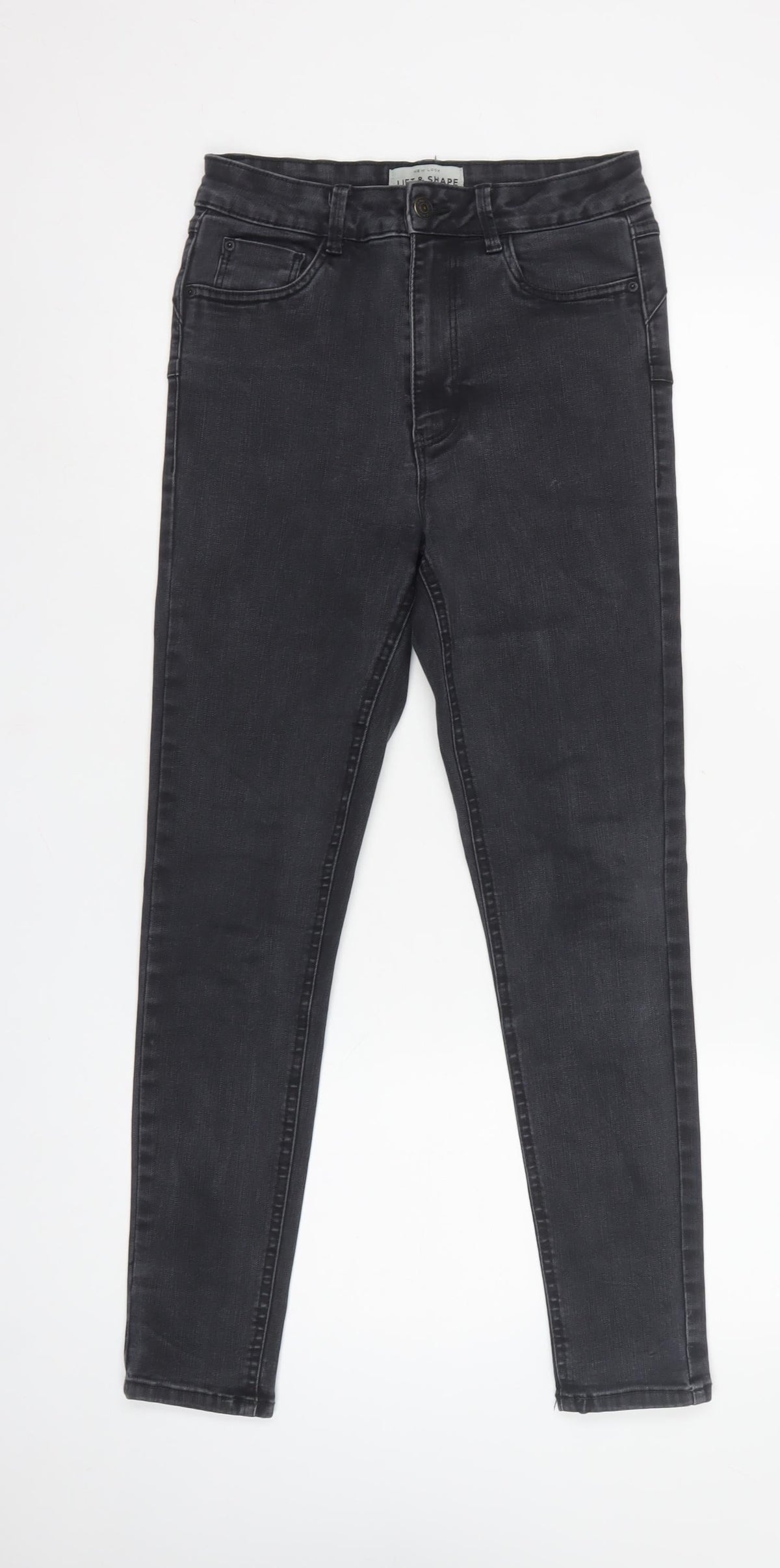 New Look Women’s Black UK 10 Lift & Shape High Rise Skinny Jeans