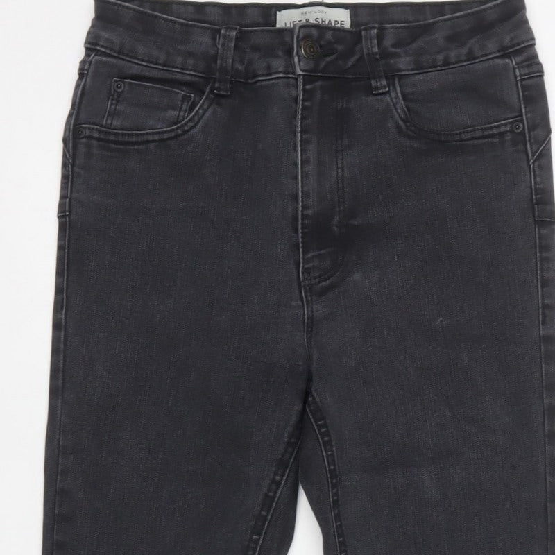 New Look Women’s Black UK 10 Lift & Shape High Rise Skinny Jeans