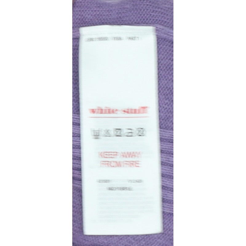 White Stuff Women’s Purple UK 10 Round Neck Knit Pullover Jumper