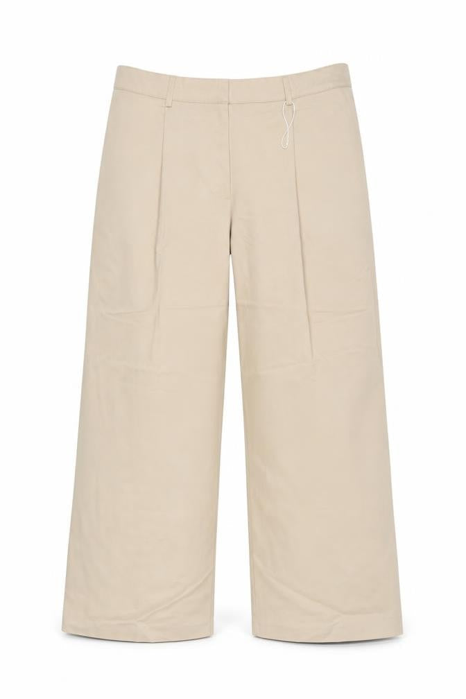 M&S Women’s Beige Size 20 Short Wide Leg Tailored Trousers