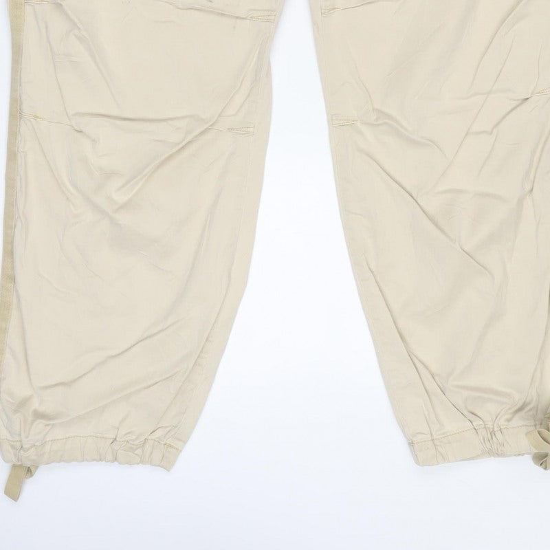 Marks & Spencer Women Beige Size 20 Long Cargo Trousers