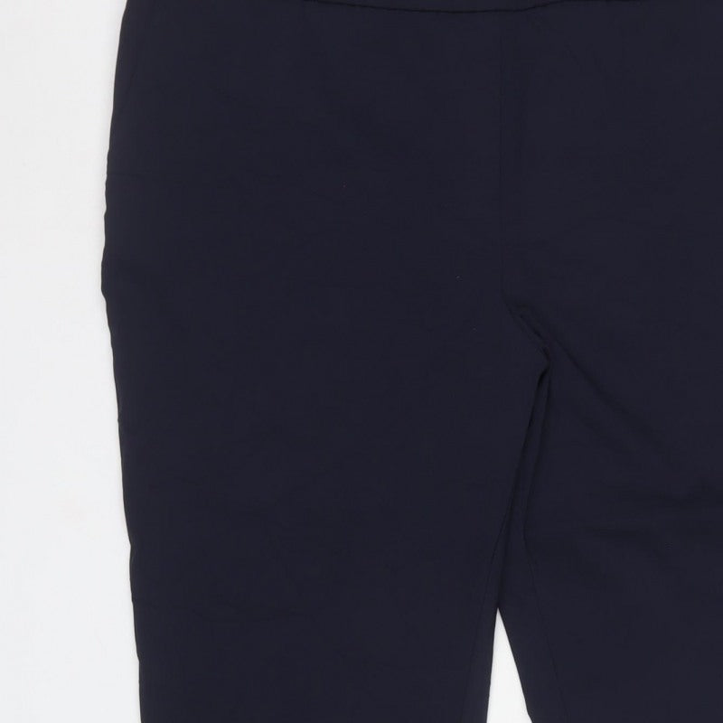 Capsule Women’s Navy Blue Size 28 Tailored Straight Trousers
