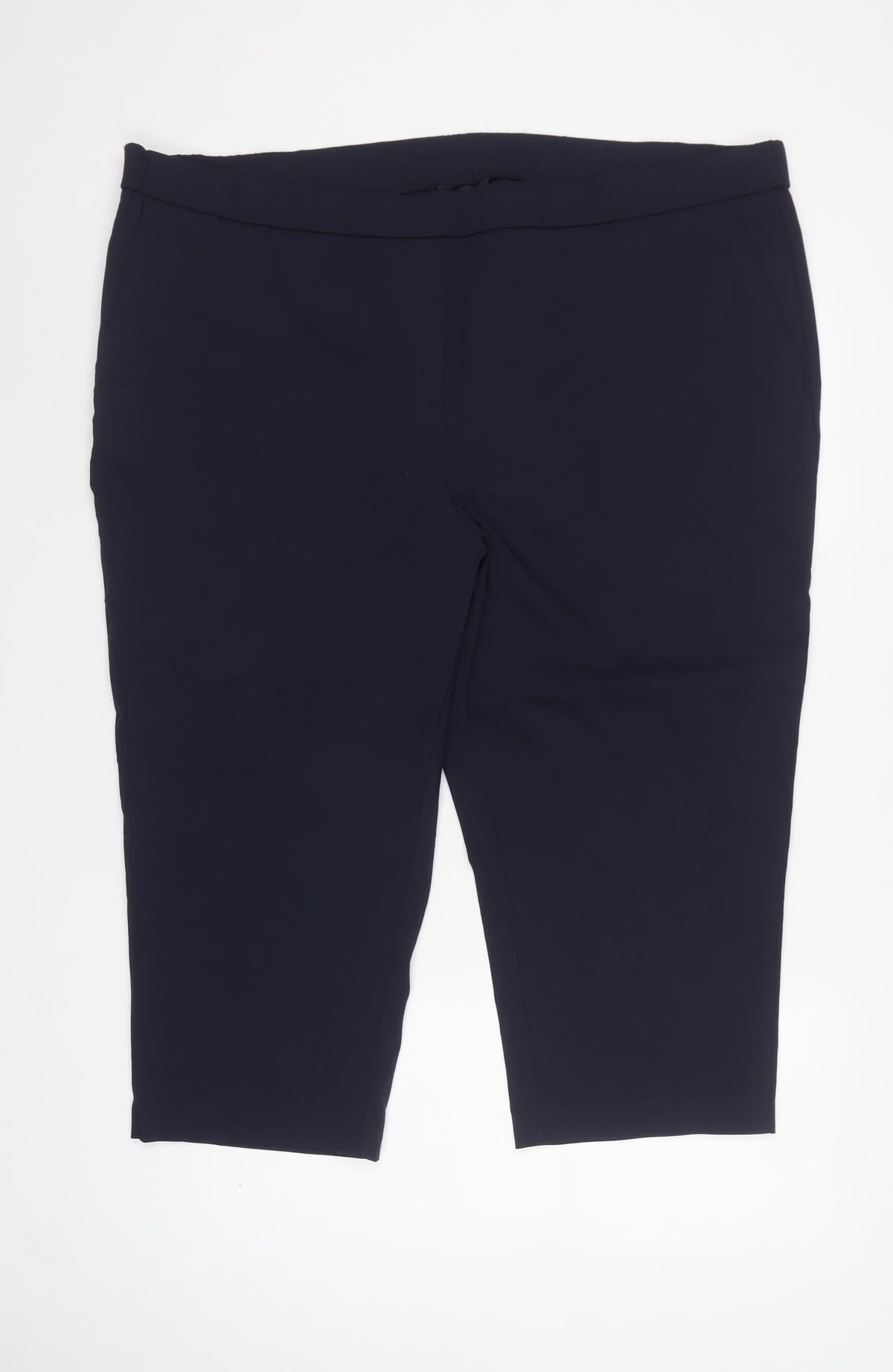 Capsule Women’s Navy Blue Size 28 Tailored Straight Trousers