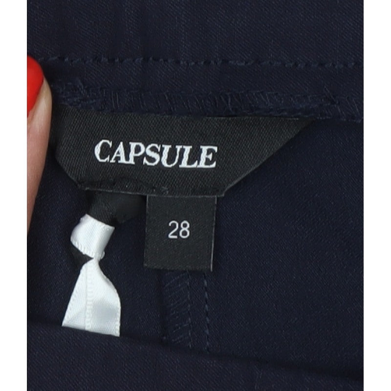 Capsule Women’s Navy Blue Size 28 Tailored Straight Trousers