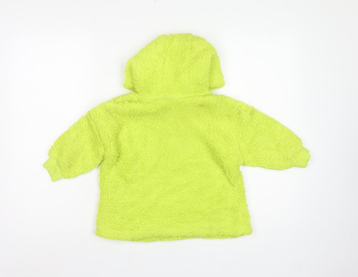The Grinch Unisex Kids Green Fleece Pullover Hoodie 3-4 Years Christmas