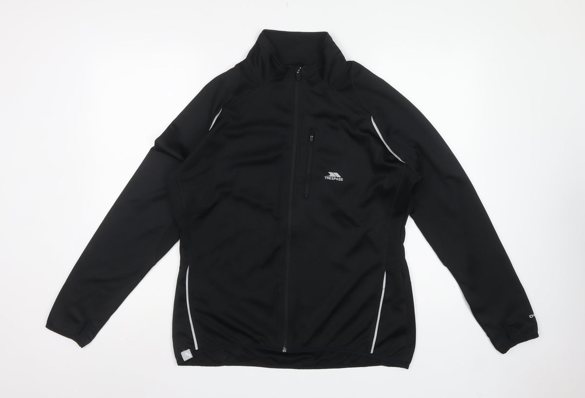Trespass Women’s Black 2XL Softshell Track Jacket Full Zip Stretch