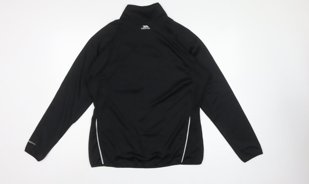 Trespass Women’s Black 2XL Softshell Track Jacket Full Zip Stretch