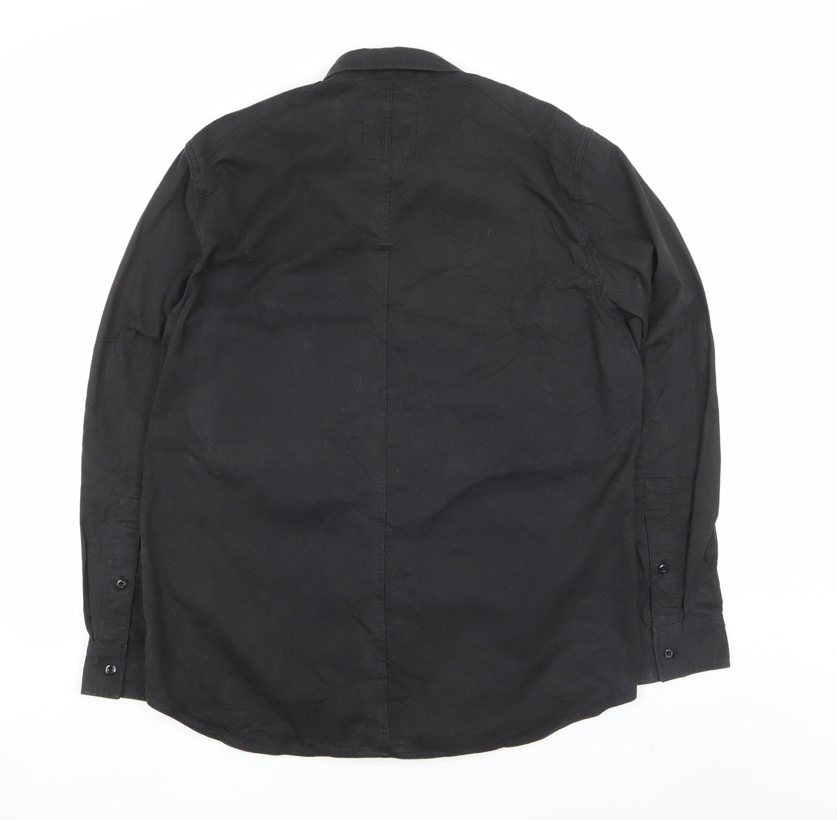 G-Star RAW Men’s Black L Long Sleeve Utility Button-Up Shirt