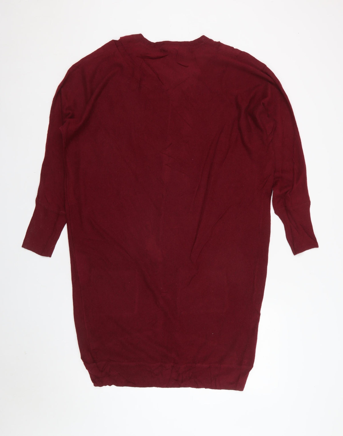 East Women’s Red XS Knit Cashmere Blend Jumper Dress Pockets