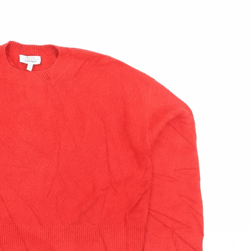 & Other Stories Women Red UK 12 Crew Neck Knit Pullover Jumper