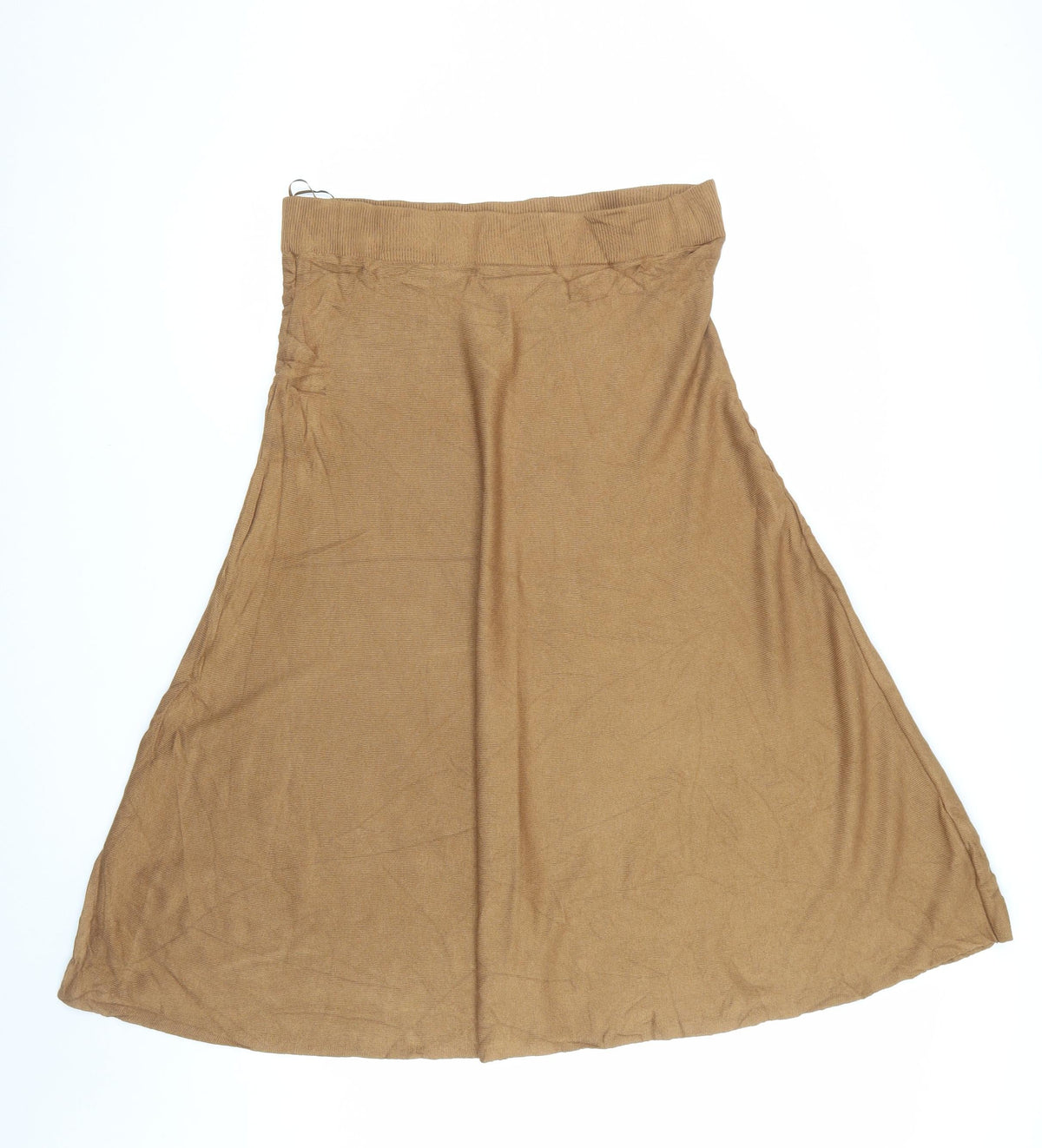 M&S Collection Women’s Brown UK 16 Long Flared Stretch Skirt
