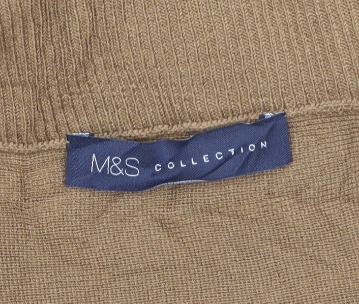 M&S Collection Women’s Brown UK 16 Long Flared Stretch Skirt