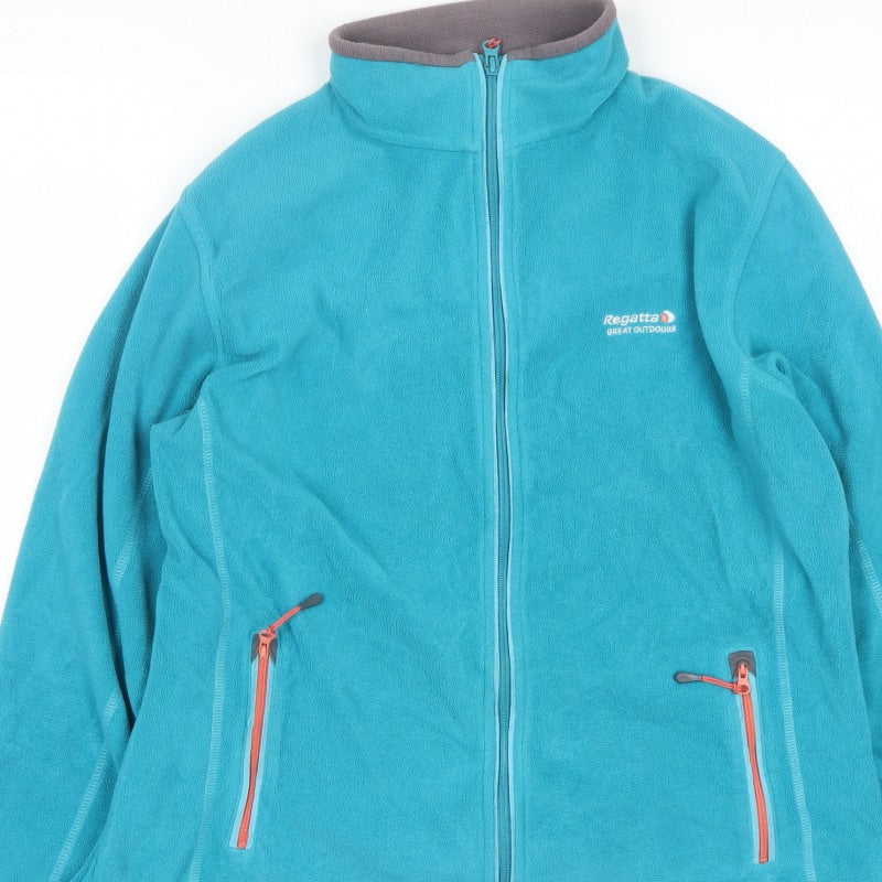 Regatta Women’s Blue Size 14 Full Zip Fleece Sweatshirt Jacket