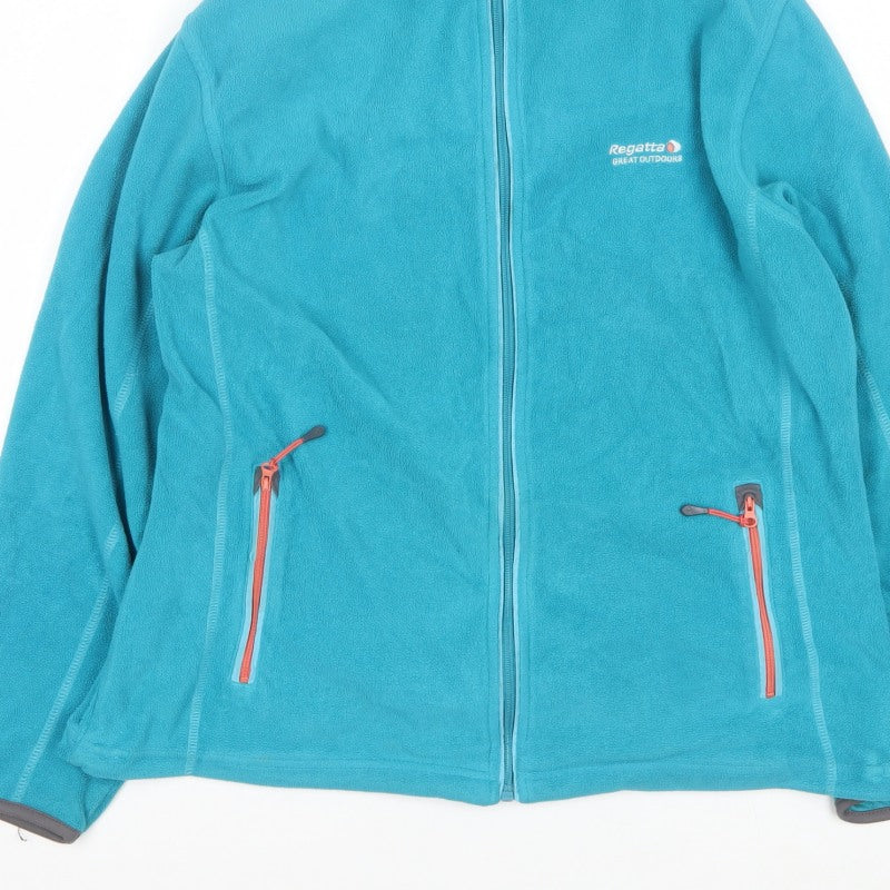 Regatta Women’s Blue Size 14 Full Zip Fleece Sweatshirt Jacket