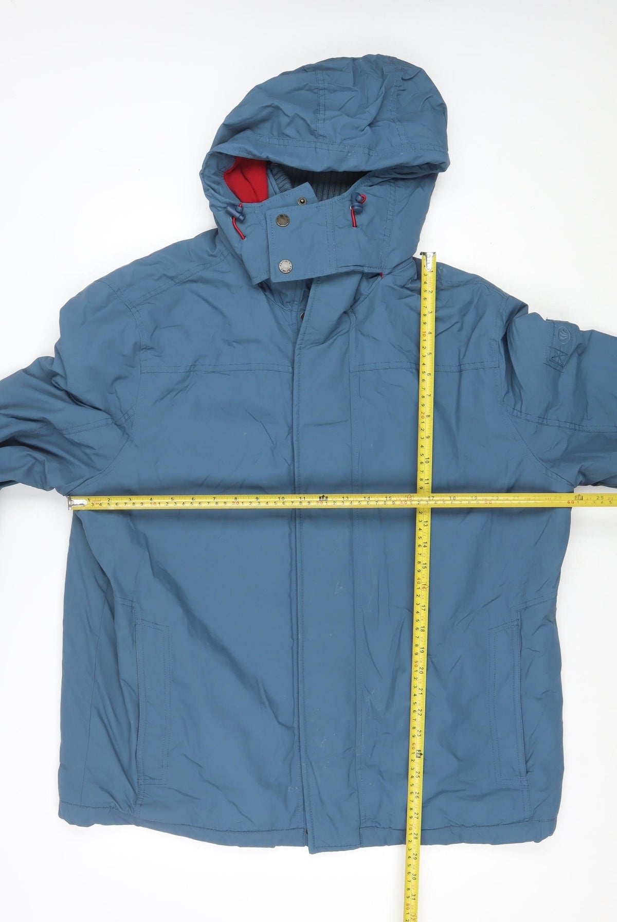 FatFace Men’s Blue XL Hooded Insulated Parka Jacket