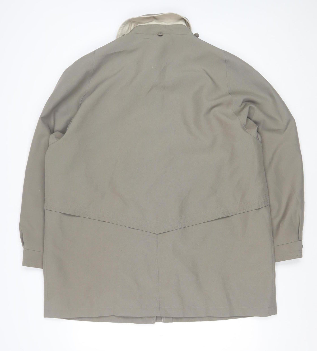 David Barry Women’s Beige Size 6 Collared Snap Front Jacket