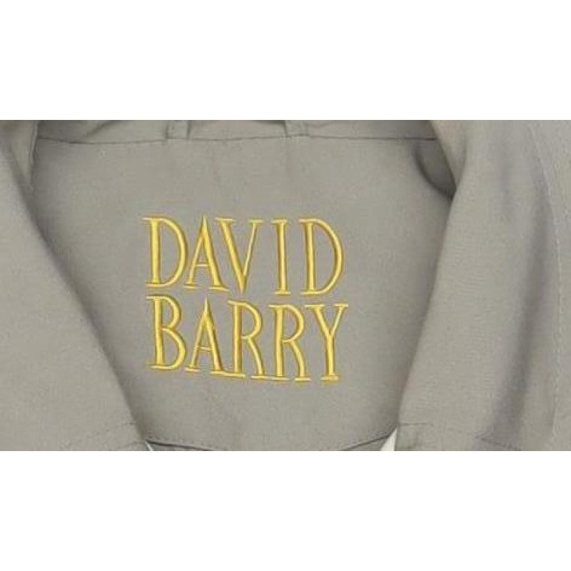 David Barry Women’s Beige Size 6 Collared Snap Front Jacket