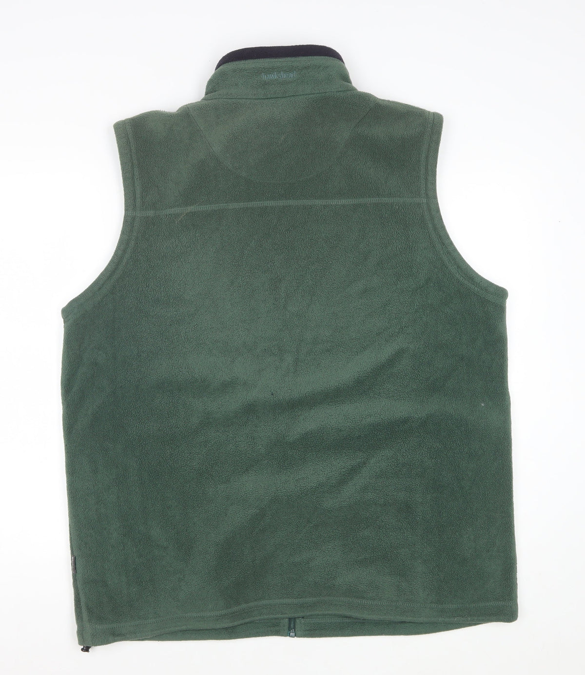 Hawkshead Men’s Green Fleece Bodywarmer Waistcoat L Full Zip Outdoor