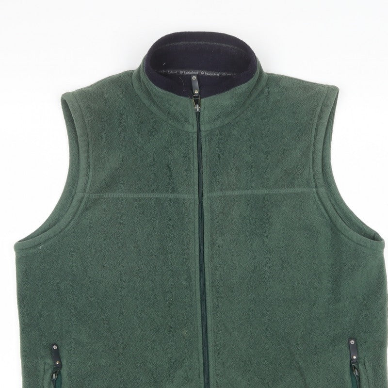 Hawkshead Men’s Green Fleece Bodywarmer Waistcoat L Full Zip Outdoor