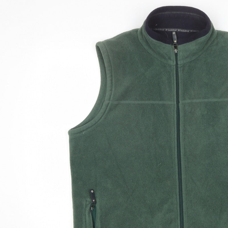 Hawkshead Men’s Green Fleece Bodywarmer Waistcoat L Full Zip Outdoor