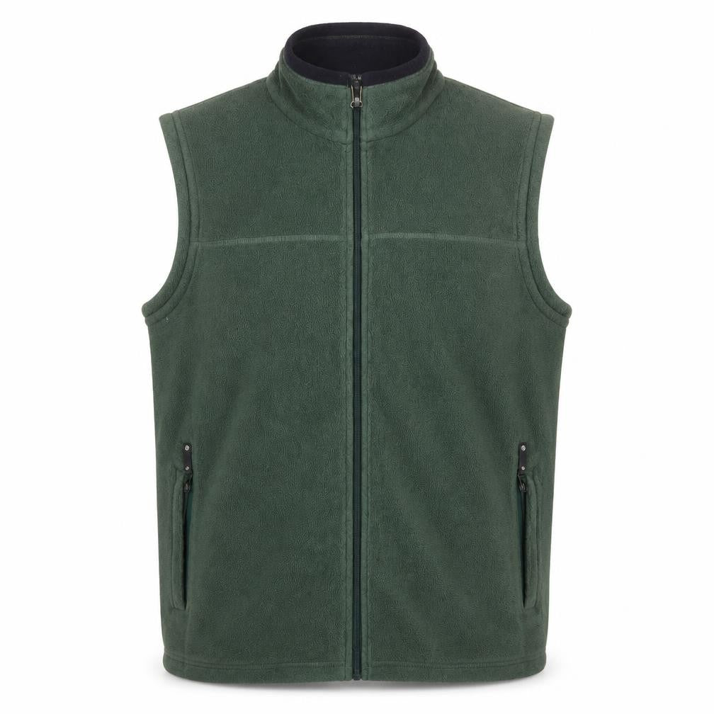 Hawkshead Men’s Green Fleece Bodywarmer Waistcoat L Full Zip Outdoor