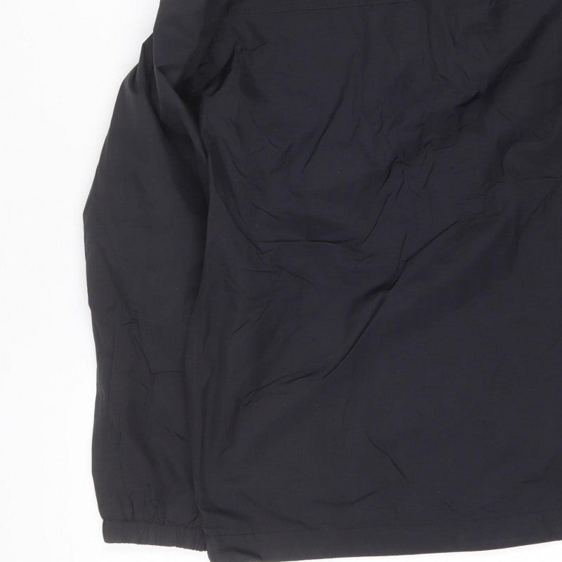 The North Face Boys Black 10-11 Rain Jacket Hooded Waterproof Zip