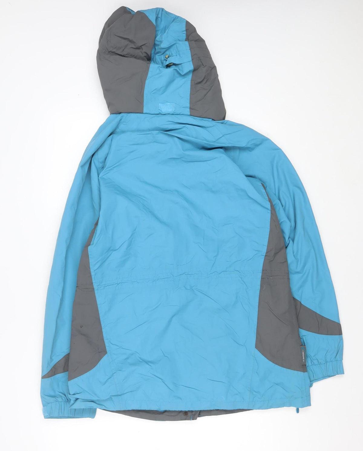 Mountainlife Women’s Blue Grey UK 12 Hooded Waterproof Ski Jacket