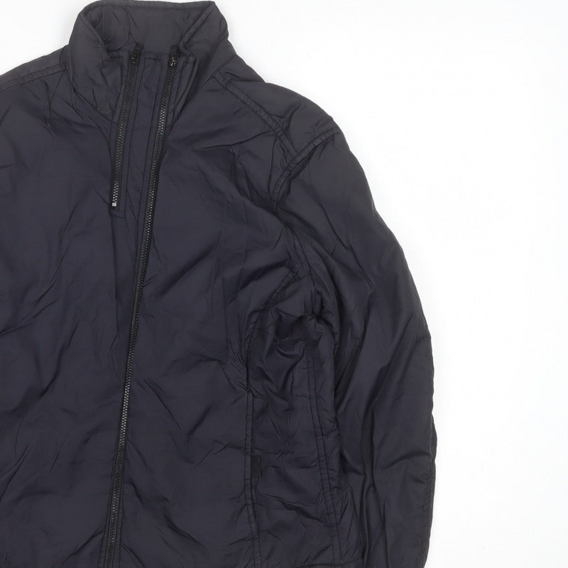 MNG Women’s Black Size S Padded Puffer Jacket Full Zip