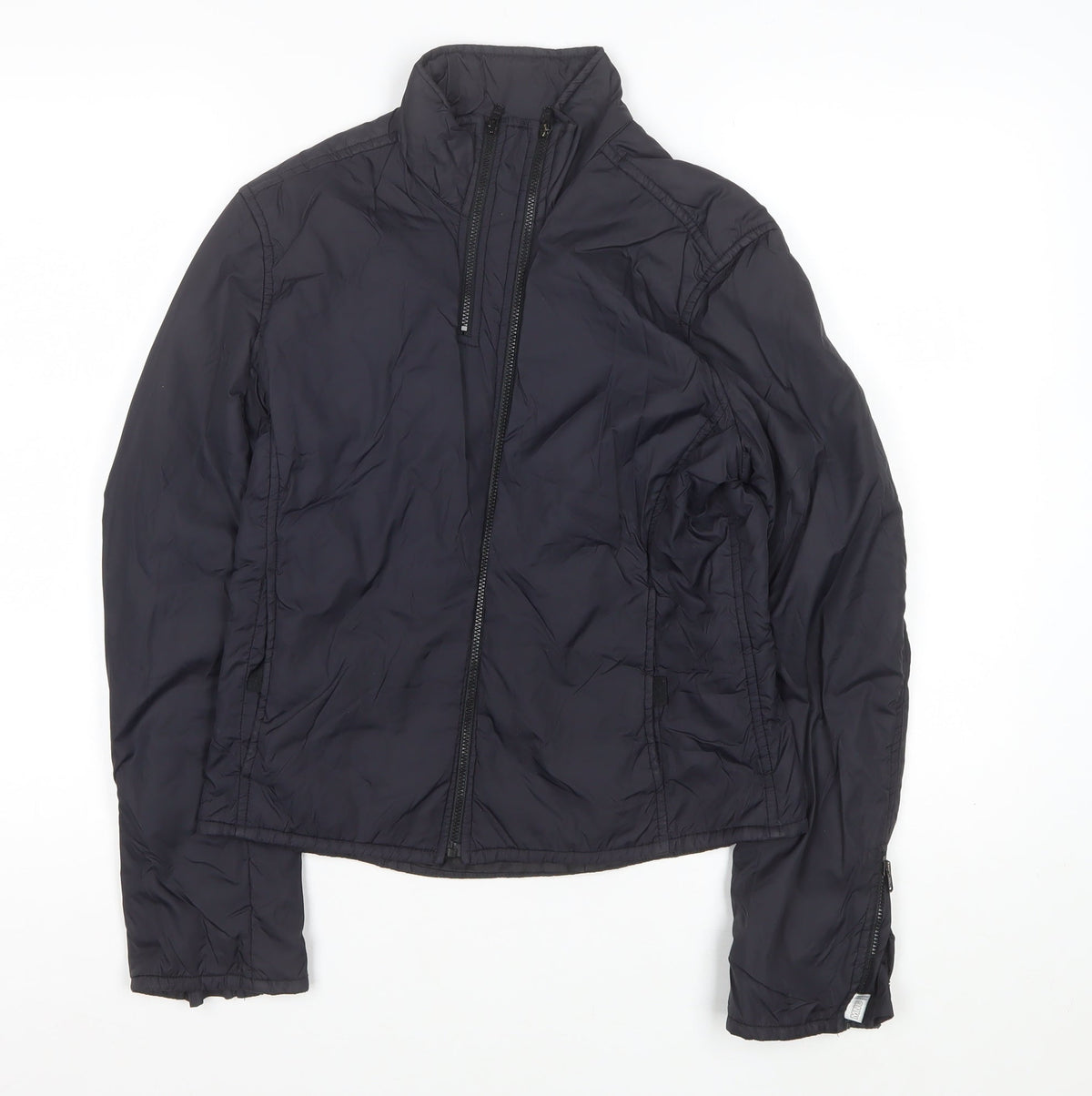 MNG Women’s Black Size S Padded Puffer Jacket Full Zip