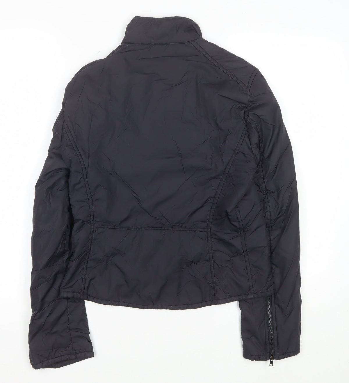 MNG Women’s Black Size S Padded Puffer Jacket Full Zip