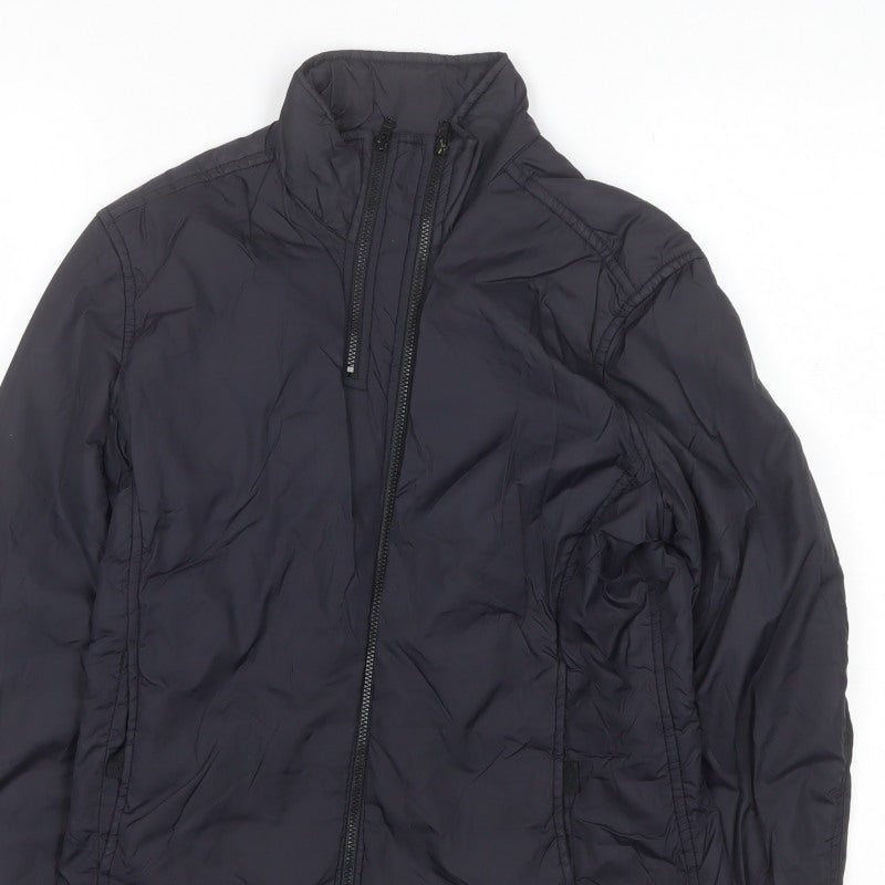 MNG Women’s Black Size S Padded Puffer Jacket Full Zip