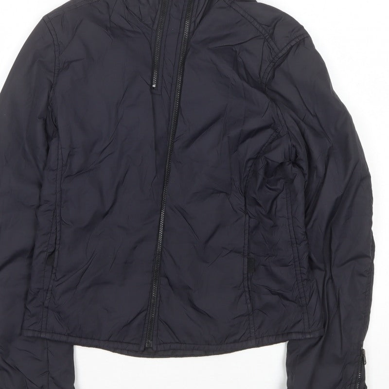 MNG Women’s Black Size S Padded Puffer Jacket Full Zip