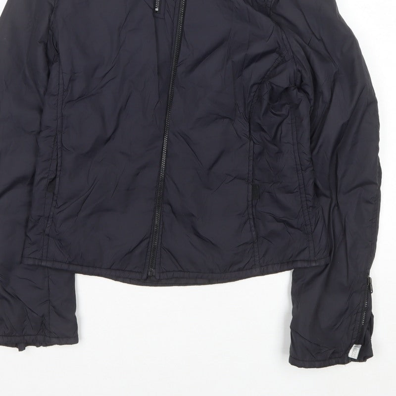 MNG Women’s Black Size S Padded Puffer Jacket Full Zip