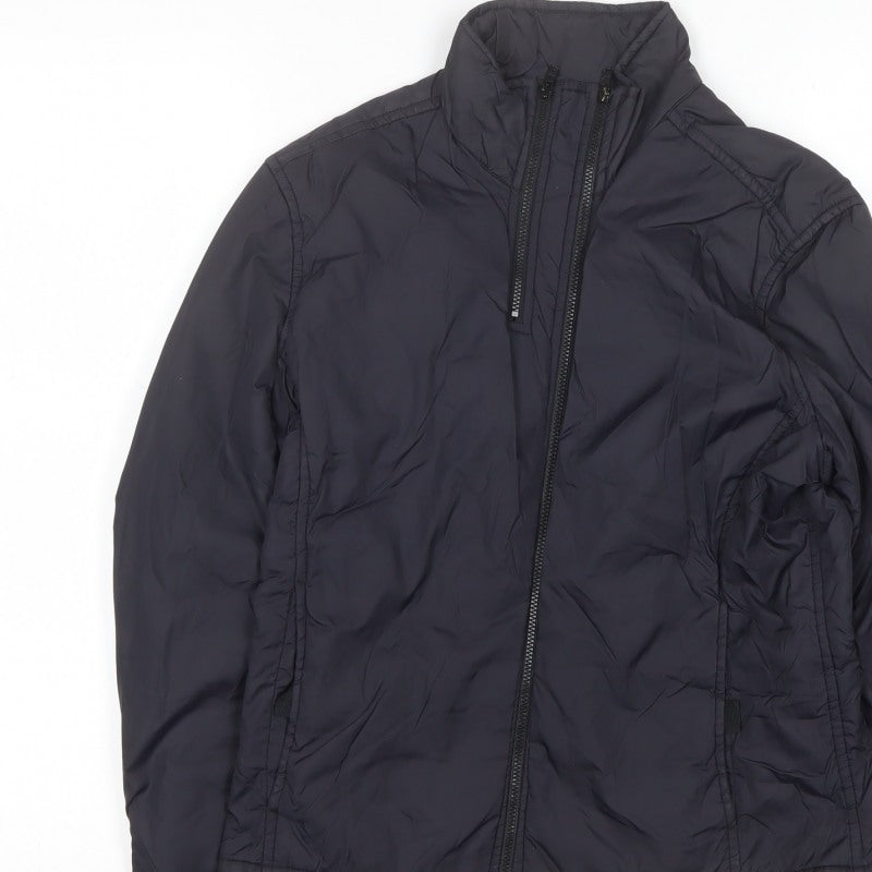 MNG Women’s Black Size S Padded Puffer Jacket Full Zip