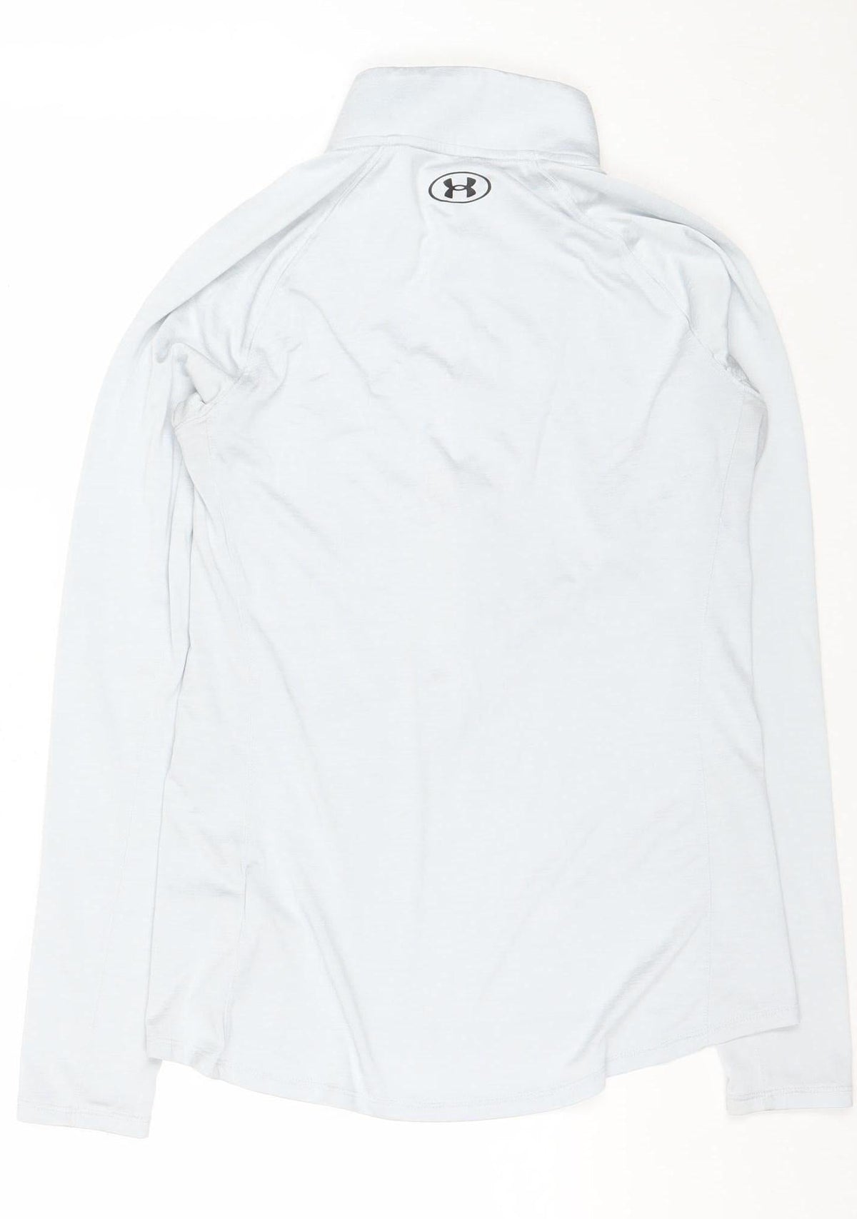 Under Armour Women White M Loose HeatGear 1/2 Zip Sweatshirt