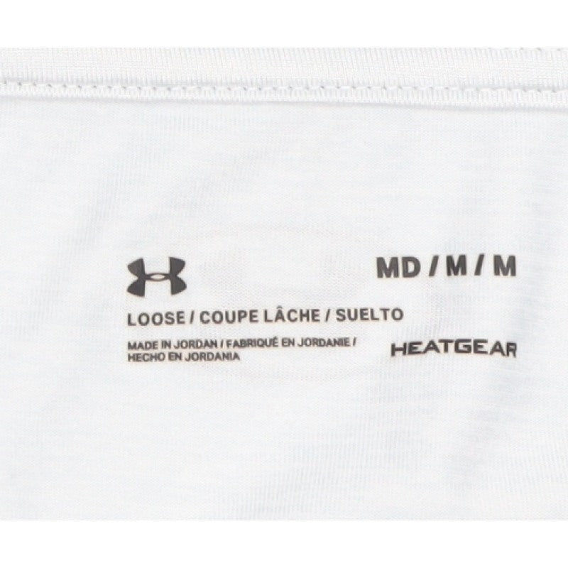 Under Armour Women White M Loose HeatGear 1/2 Zip Sweatshirt