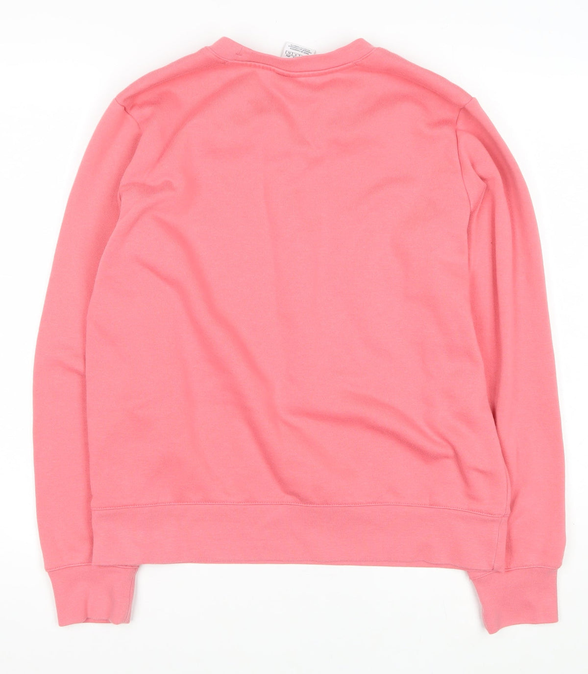 Champion Women Pink L Pullover Sweatshirt Logo Crew Neck