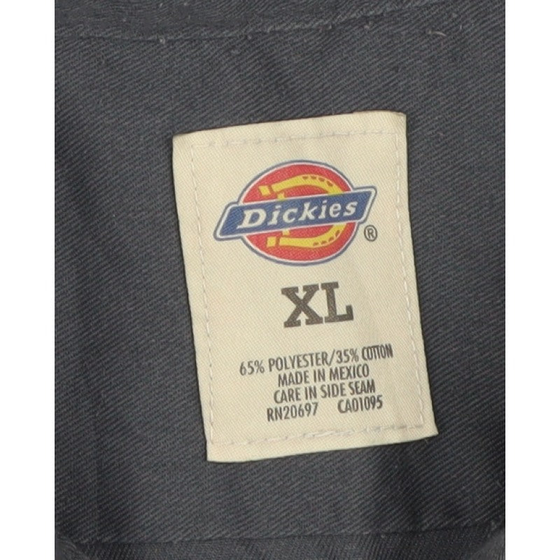 Dickies Men’s Black XL Short Sleeve Workwear Button-Up Shirt
