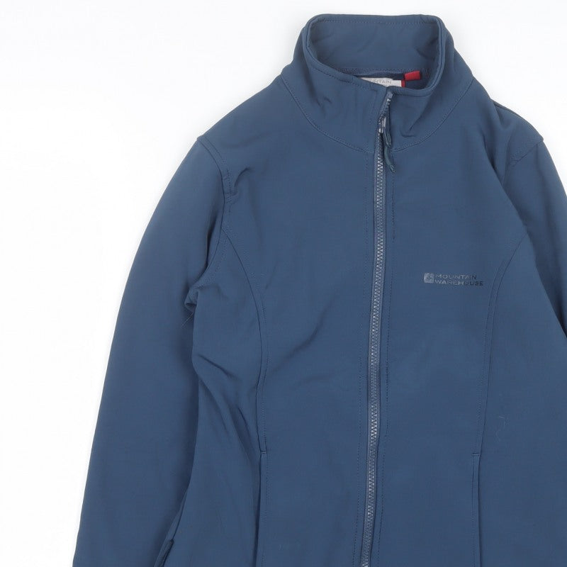 Mountain Warehouse Extreme Women’s Blue UK 8 Softshell Full Zip Jacket